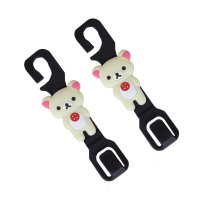 创意卡通可爱车载汽车座椅后背挂钩车内用多功能隐藏式4只装|米熊4个装挂钩颜色随机