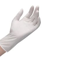 一次性手套女丁晴橡胶乳胶加厚劳保耐用耐磨防水家务胶皮厨房洗碗|白色手套[10只试用装] XS特小码