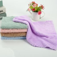 洗碗布不沾油家用抹布厨房吸水不掉毛家务清洁厨房用百洁布小方巾|5条混装30*30压花