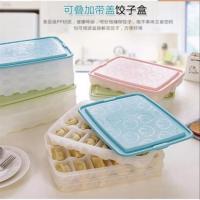 冻饺子盒多层装水饺的托盘冷冻绞子保鲜馄饨家用冰箱专用收纳盒子