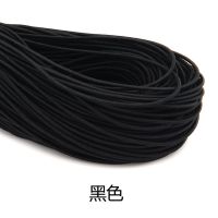 圆形松紧带高弹力皮筋内衣裤子收口女橡皮筋松紧绳辅料跳皮筋特价|黑色 100米整捆【送剪刀+穿带器】
