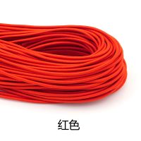 圆形松紧带高弹力皮筋内衣裤子收口女橡皮筋松紧绳辅料跳皮筋特价|红色 30米整捆[送剪刀+穿带器]