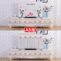 双面电视机罩防尘罩套挂式55英寸65液晶|爱Love-AB版双面设计 同款电视柜罩-适合家具面宽45cm长160cm左右