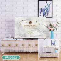 双面电视机罩防尘罩套挂式55英寸65液晶|怦然心动-AB版双面设计 同款电视柜罩-适合家具面宽45cm长220cm左右