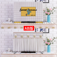 双面电视机罩防尘罩套挂式55英寸65液晶|黄兜仙人掌-AB版双面设计 52英寸电视罩