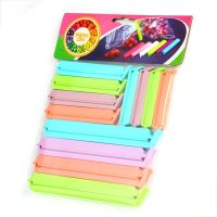 封口夹食品密封夹奶粉零食夹袋子食物棒封口条塑料袋神器塑封夹子|封口夹[1包12个]