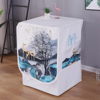 洗衣机罩防水防晒波轮上开全自动通用防尘套滚筒式小天鹅海|防水防晒--可爱小鹿 波轮上开盖:宽58厚60高95