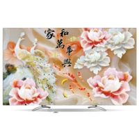 液晶电视机罩防尘罩平曲面32寸42寸50寸55寸60寸家|YH007家和万事兴 65英寸(152*92cm)