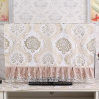 电视机罩防尘罩布艺液晶电视机盖布防尘罩防尘布罩纱盖巾多用巾|如萱金 55英寸