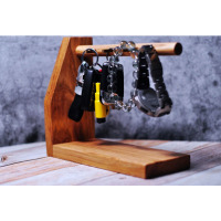 黄铜钥匙挂桌面钥匙收纳架创意摆件进门鞋柜放钥匙挂钩|橡木(左方向)