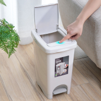 垃圾桶带盖家用客厅卫生间厕所厨房按压脚踩北欧创意脚踏式拉圾筒