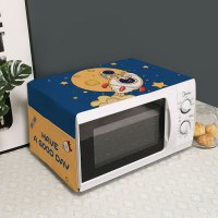 棉麻微波炉罩格兰仕美的格力防尘防油套盖布烤箱罩盖|宇航员 35*100cm微波炉/烤箱通用