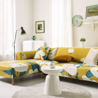 万能弹力沙发套罩全包贵妃通用型防猫抓沙发盖布ins风北欧防尘罩|花落云端 双人(140-185cm)