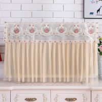 液晶电视机罩挂式壁挂防尘曲面32寸42寸50寸55寸防尘|（松紧带款）花开朵朵粉 电视柜罩长160*宽40高40cm