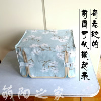 定做机箱佳能咖啡防尘罩 传真定制惠普打印机机套 复印布烤箱盖布|卷边(备注图案)默认图案 规格2