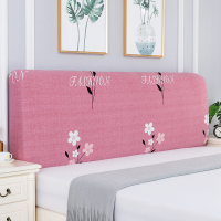 万能床头套罩全包弹力欧式异型床头靠背防尘罩弧形通用保护套软包|蔷薇花 床头宽度[165-185cm]