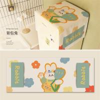冰箱顶盖布家用双开门防尘布滚筒洗衣机罩微波炉冰箱罩防水布盖巾|背包兔冰箱盖布 微波炉烤箱35x100cm