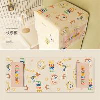 冰箱顶盖布家用双开门防尘布滚筒洗衣机罩微波炉冰箱罩防水布盖巾|快乐熊冰箱盖布 单开冰箱洗衣机55x140cm