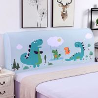 弹力万能床头罩套 全包床头套弧形欧式半圆软包实木防尘罩套时尚|恐龙 床头长170-190]