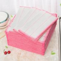 不沾油吸水抹布洗碗布植物纤维清洁百洁布竹纤维不伤手|五层特级棉10条装送围裙