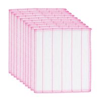 不沾油吸水抹布洗碗布植物纤维清洁百洁布竹纤维不伤手|高档八层特级棉5条装送围裙