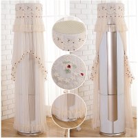 空调罩圆形格力美的奥克斯海尔立式客厅柜机罩圆柱开机不|国色天香-米色 惠而浦/长虹/志高/TCL/创维