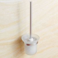 太空铝马桶刷套装卫生间洗厕所清洁刷子浴室五金挂件组合洁厕软毛|马桶刷套装亮沙