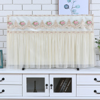 电视机罩防尘罩55英寸 开机不取液晶电视布盖布65寸 挂式电视机套|瑶富贵花 37英寸