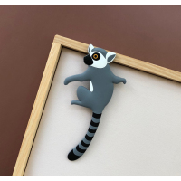 小鱼家 日本创意动物挂钩软胶无痕粘钩熊猫狗狗萌宠|（无痕粘钩）小猴