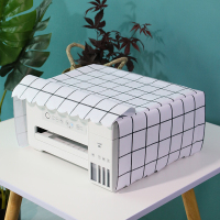 打印机布防尘罩复印机盖布惠普佳能爱普生联想兄|白格PVC防水防油 爱普生4156/4168/4169/4158/4163