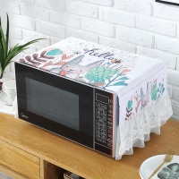 北欧美的微波炉防水防尘盖布烤箱盖巾厨房防油格兰仕微波炉罩通用|兔仔 上下门/单开门冰箱罩