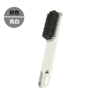 家用清洁板刷鞋子洗衣刷衣服鞋刷软毛刷鞋刷子不伤刷鞋神器洗鞋刷|亮白色[拼色]