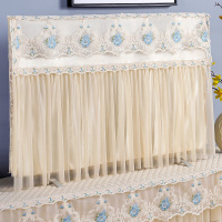 新款电视机罩防尘罩液晶电视机套50寸55寸65开机不取蕾丝盖布|锦城留香蓝花-普通款 65英寸