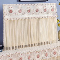 新款电视机罩防尘罩液晶电视机套50寸55寸65开机不取蕾丝盖布|锦城留香红花-普通款 50英寸