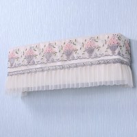 空调罩挂机防尘罩美的格力海尔北欧ins开机不取挂式空调套 送内胆|花篮灰色 全包款1.5-2p[长度88-93cm内]