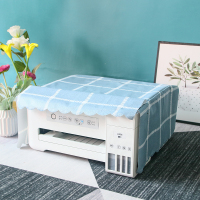 打印机布防尘罩复印机盖布惠普佳能爱普生联想兄|天蓝PVC防水防油 爱普生6168/4165/4166/4167/3131