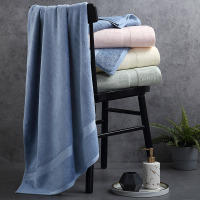 竹之锦 毛巾家纺 竹纤维加厚素色淳质浴巾 加厚加柔款588g/条 70*140cm 淳质浴巾
