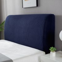 全包布艺床头罩软包床头套简约现代欧式防尘罩1.2米2.2米床保护套|宝石蓝(加绒摇粒绒) 2.0米