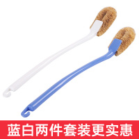 日本马桶刷子无死角家用马桶刷清洁刷卫生间刷神器洗厕所挂墙刷子|蓝色+白色