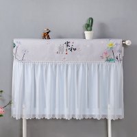 暖气片罩布艺家用遮挡防尘套防熏黑简约装饰老式铸铁熏帘全包盖布|家和 120*70cm