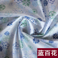 家具沙发床防尘布装修大扫除遮尘挡灰大盖布牛津布可水洗防尘罩单|蓝百花 145*200cm