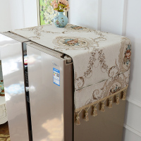 冰箱防尘罩布盖巾顶双开门欧式洗衣机帘罩垫子海尔单开门冰箱盖布|嘉宝丽米 60*140cm(单开门冰箱/洗衣机适用)
