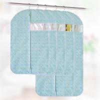 五件套衣服防尘罩挂式家用挂衣袋子无纺布收纳袋西服大衣罩防尘套|湖蓝米奇3小2中 五件套