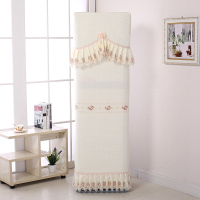 空调罩柜机柜式客厅立式格力美的海尔开机不取2匹3p方形防尘罩套|风之恋-乳白色(开机不取) 约170*50*30cm