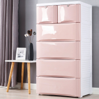 加厚儿童衣柜抽屉式收纳柜子塑料小孩衣橱储物柜收纳柜家用五斗柜