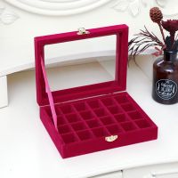 首饰收纳盒女简约欧式耳饰耳环耳钉发卡耳夹项链饰品收拾盒子整理