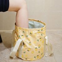 旅行折叠水盆户外便携泡脚桶洗衣洗脸盆旅游伸缩水桶加厚可装沸水