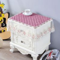 床头柜罩长方形布艺餐桌垫客厅家用台布防尘罩新品茶几布桌布|简约紫 50*60cm