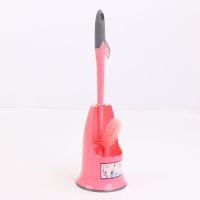 马桶抽马桶刷皮搋子管道疏通马桶刷子组合型带底座托抗摔防水防晒|90048刷子粉色