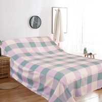 家具防尘布遮盖防灰尘沙发遮灰布床防尘罩家用遮|绿大格 1.2*2米适用于电视电脑桌